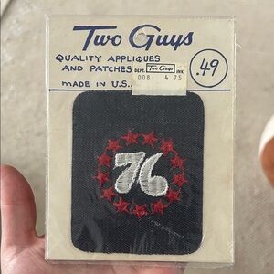 Vintage 76 Patch with Red Stars